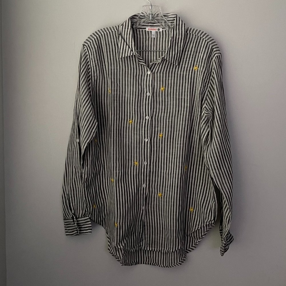 Sundry All Over Sun Overshirt Button Down Shirt